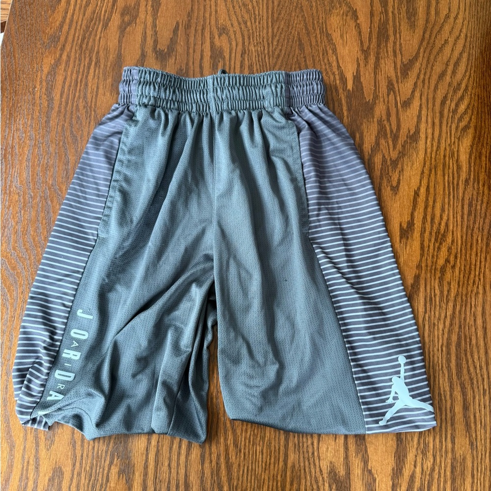 Grey Jordan Basketball Shorts